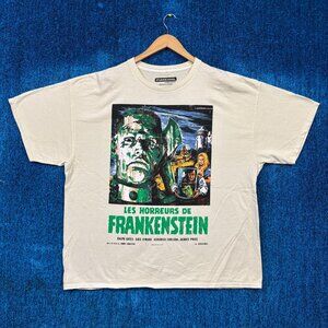 The Horrors of Frankenstein Oversized Movie Poster Tee XL